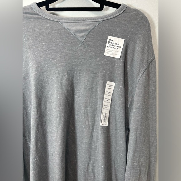 Sonoma Men’s Super Soft Double Knit Crewneck Long Sleeve Shirt. Size Medium. NWT - Picture 2 of 8